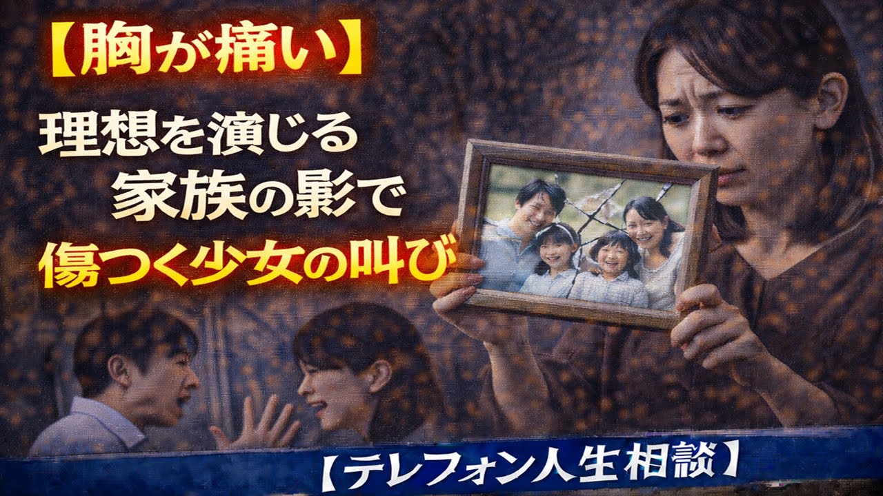 【胸が痛い】理想を演じる家族の影で傷つく少女の叫び [テレフォン人生相談 ]
