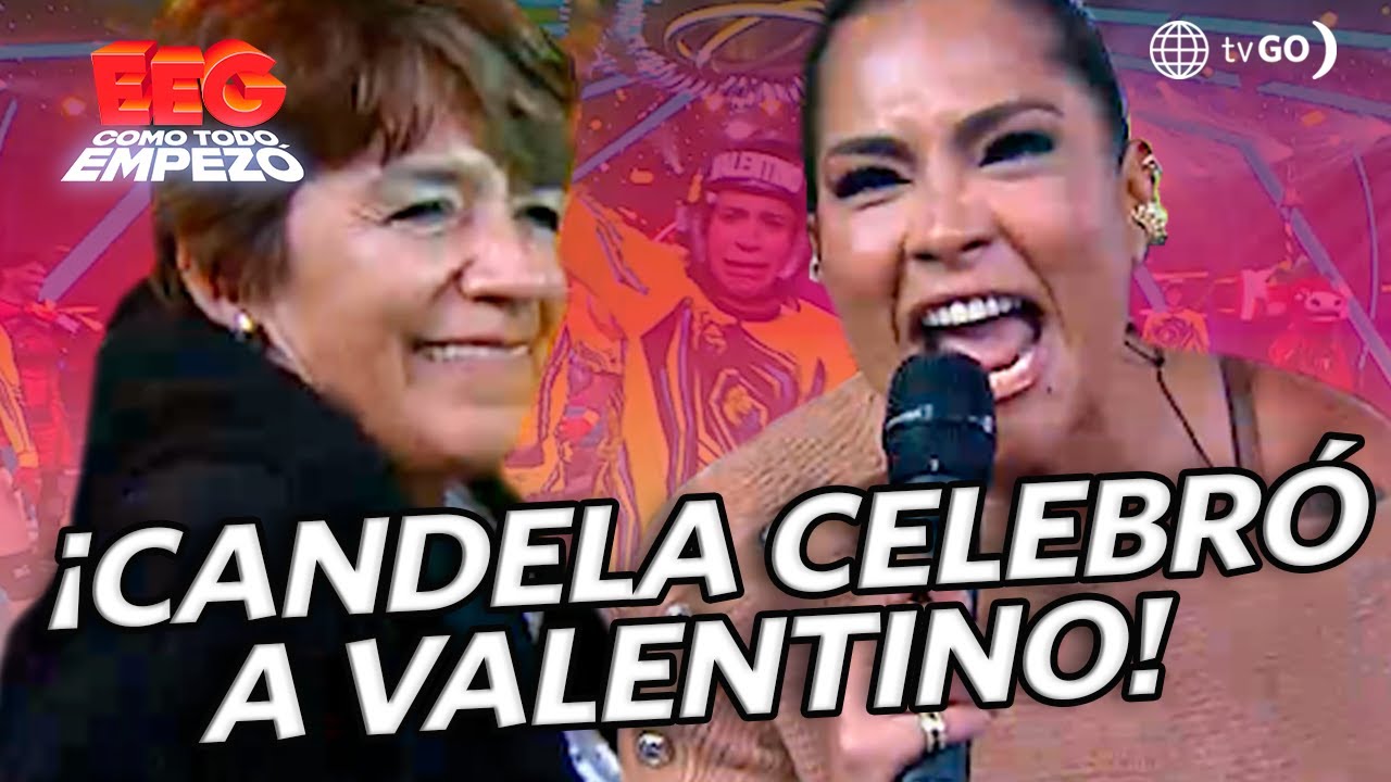 EEG Como Todo Empezó: Candela sorprendió a Valentino celebrando junto a Katia Palma