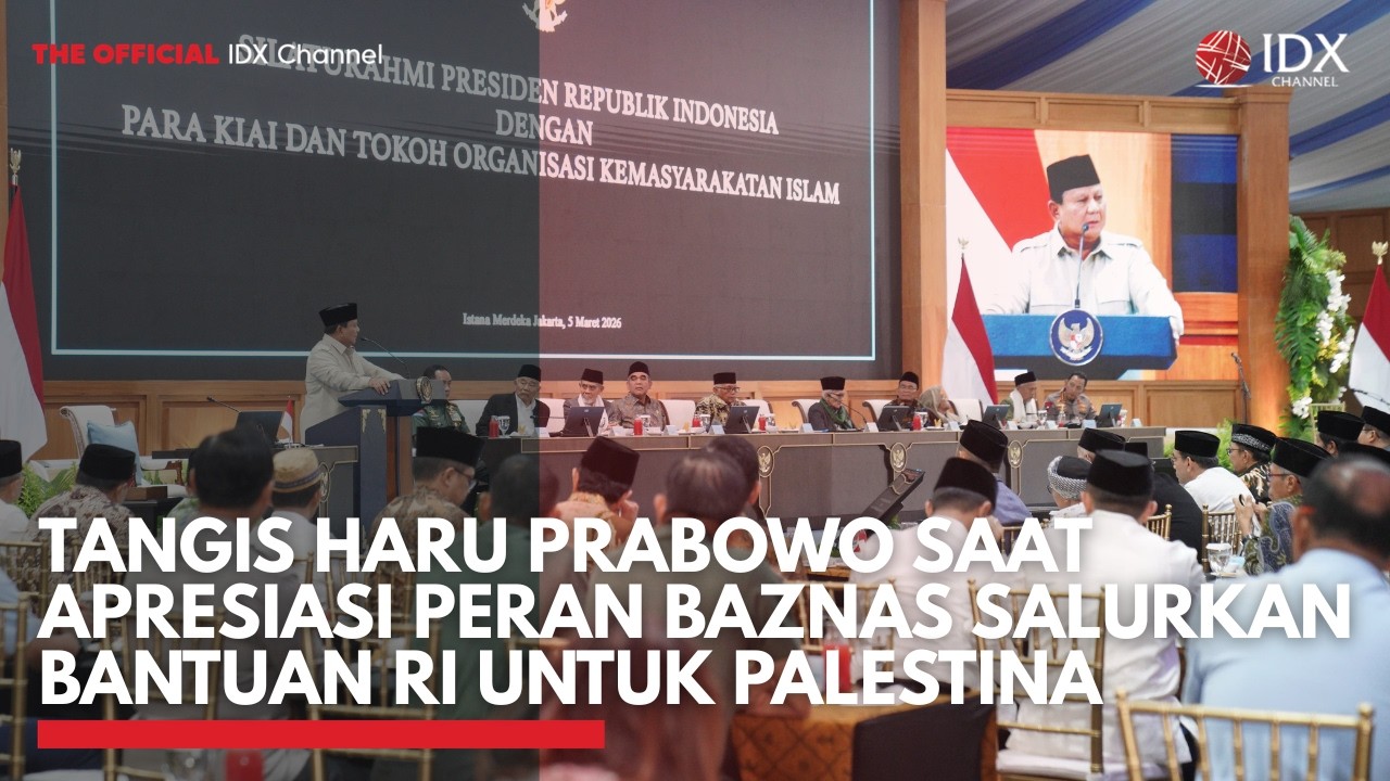 Tangis Haru Prabowo Saat Apresiasi Peran Baznas Salurkan Bantuan RI untuk Palestina | IDXC UPDATE