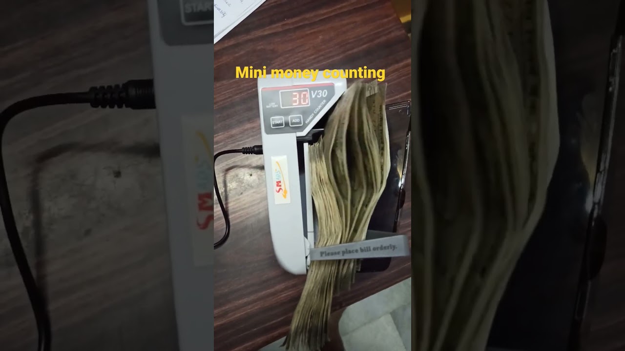 Portable Money counting machine. mini money counting machine. 2022 V30 machine.