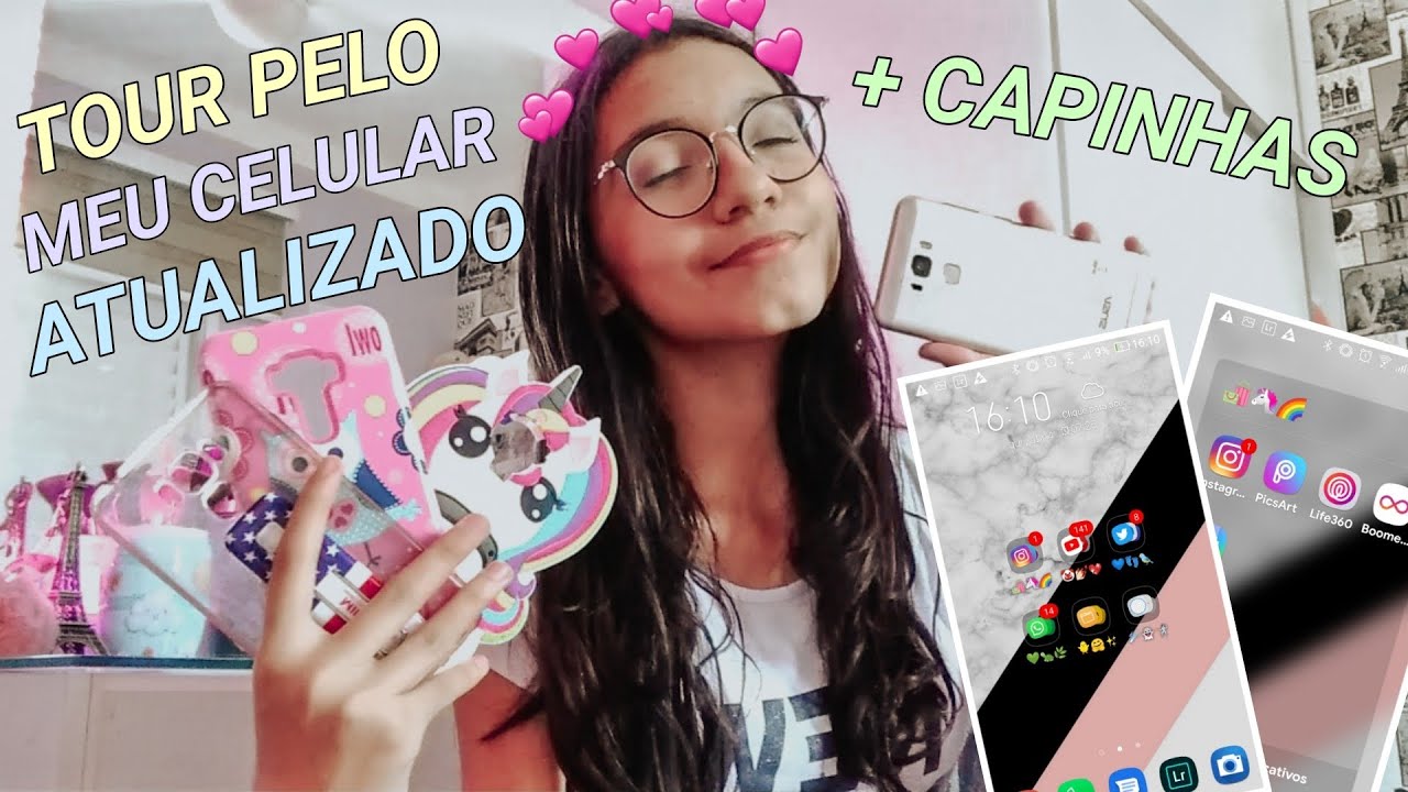 TOUR PELO MEU CELULAR ATUALIZADO! ♡
