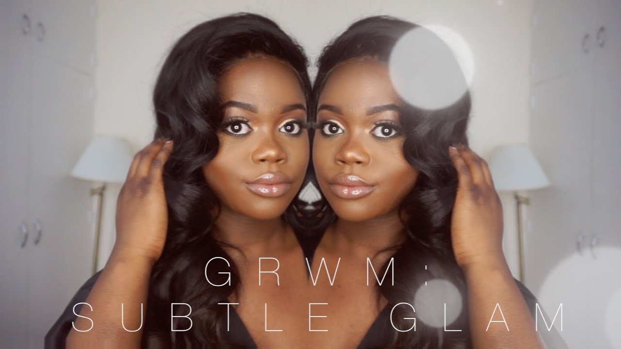 GRWM: SUBTLE GLAM FOR DARK SKIN!