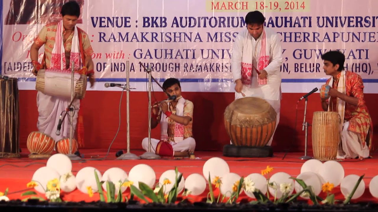 Folk Orchestra performance by Gauhati University students