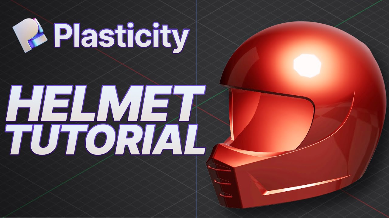 Plasticity | Modeling Tutorial | Bike Helmet | Impressive 3D Software
