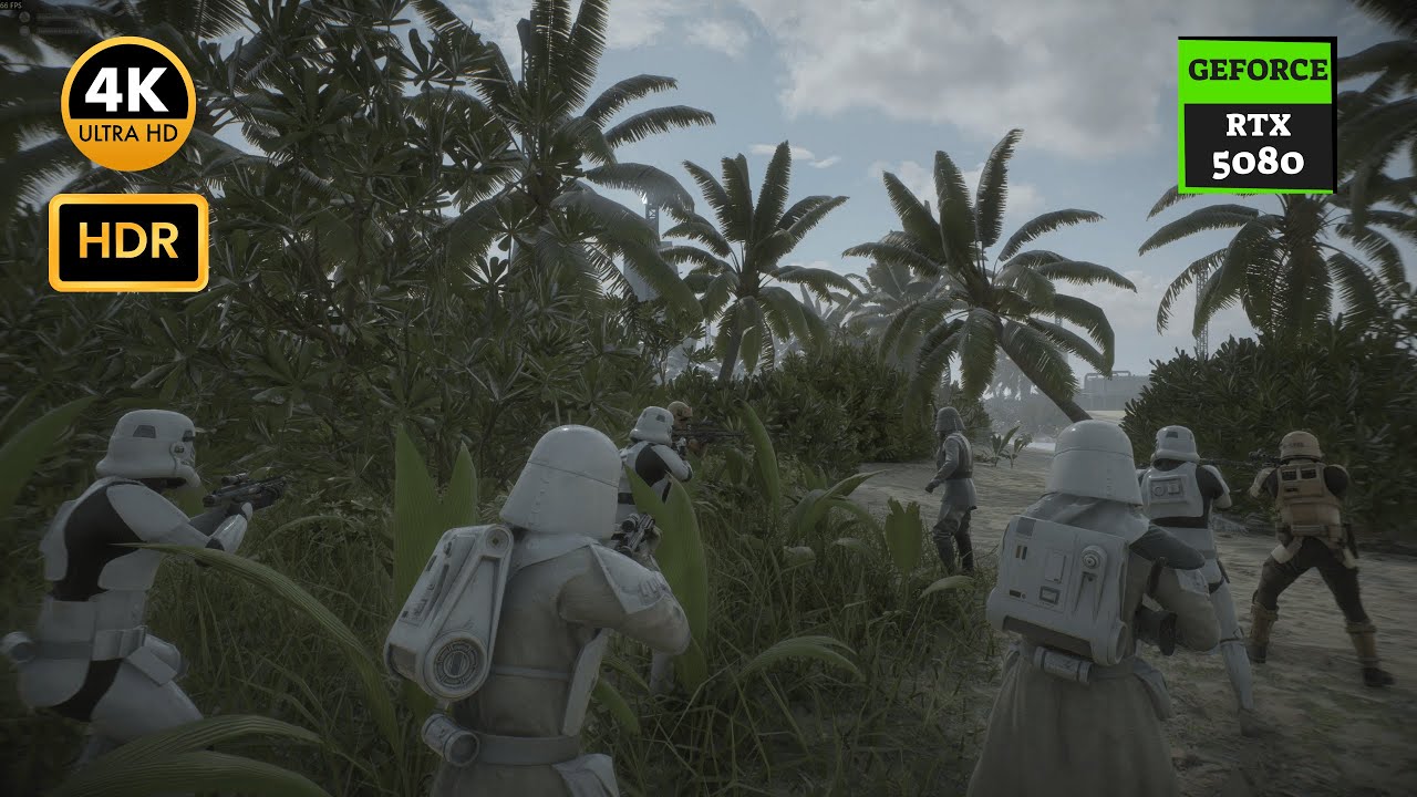 Star Wars Battlefront II 4K HDR |Gameplay