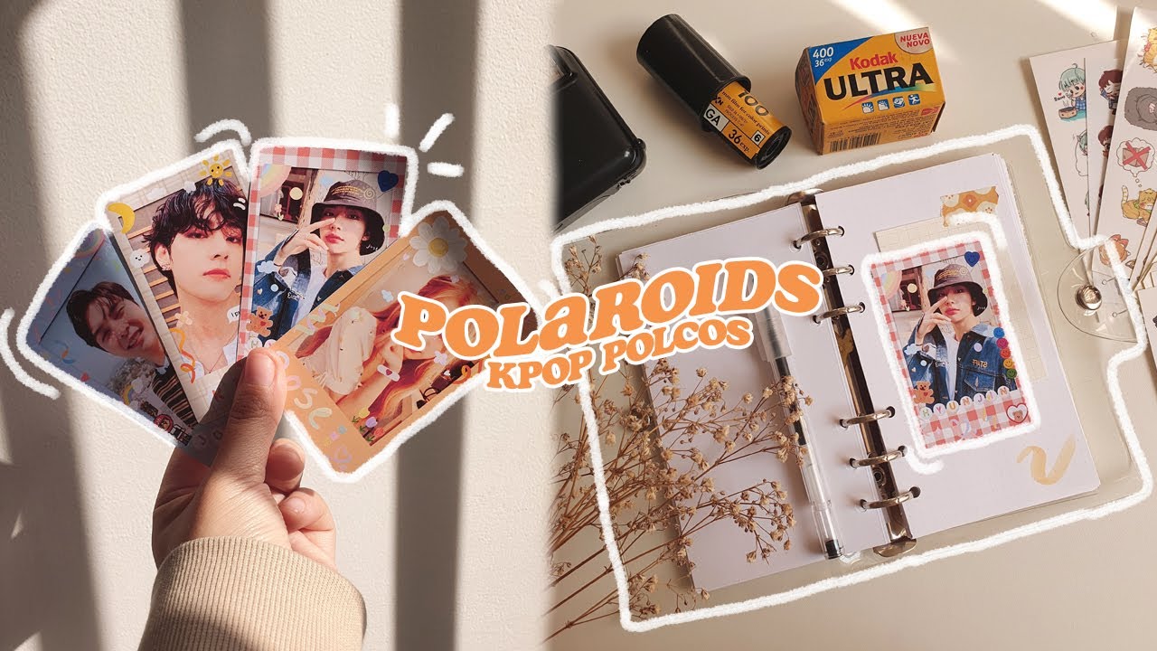 DIY Polaroids + Kpop polcos | 3 maneras fáciles de hacerlos! | jmarylinj