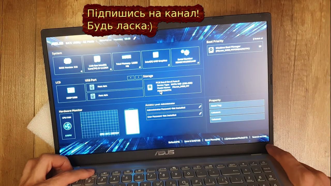 Разборка ноутбука ASUS X515EA-BQ311 Upgrade/Модернизация, добавляем модуль ОЗУ/DRAM