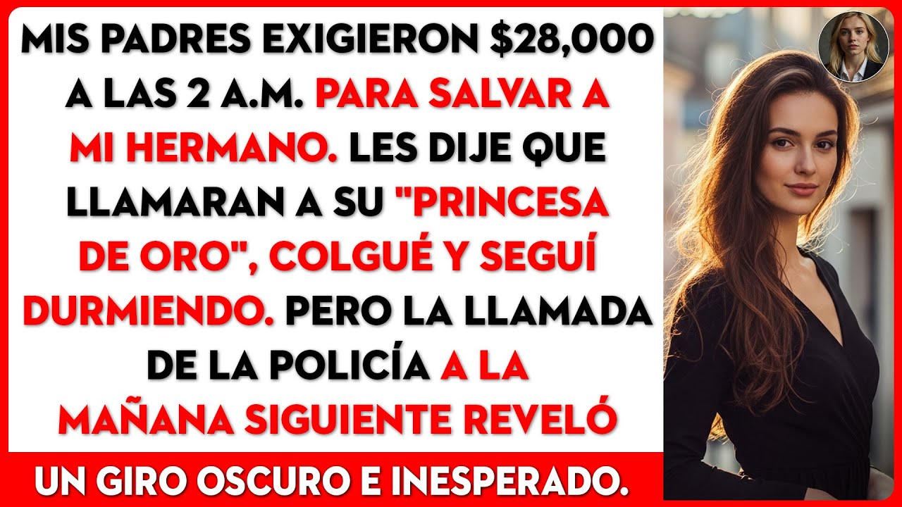 Mis padres me exigieron $28.000 por mi hermano, pero la policía reveló la verdad...