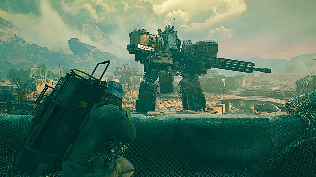 Operator Steals Railgun Tech From Massive Military Fortifications In The Forever Winter