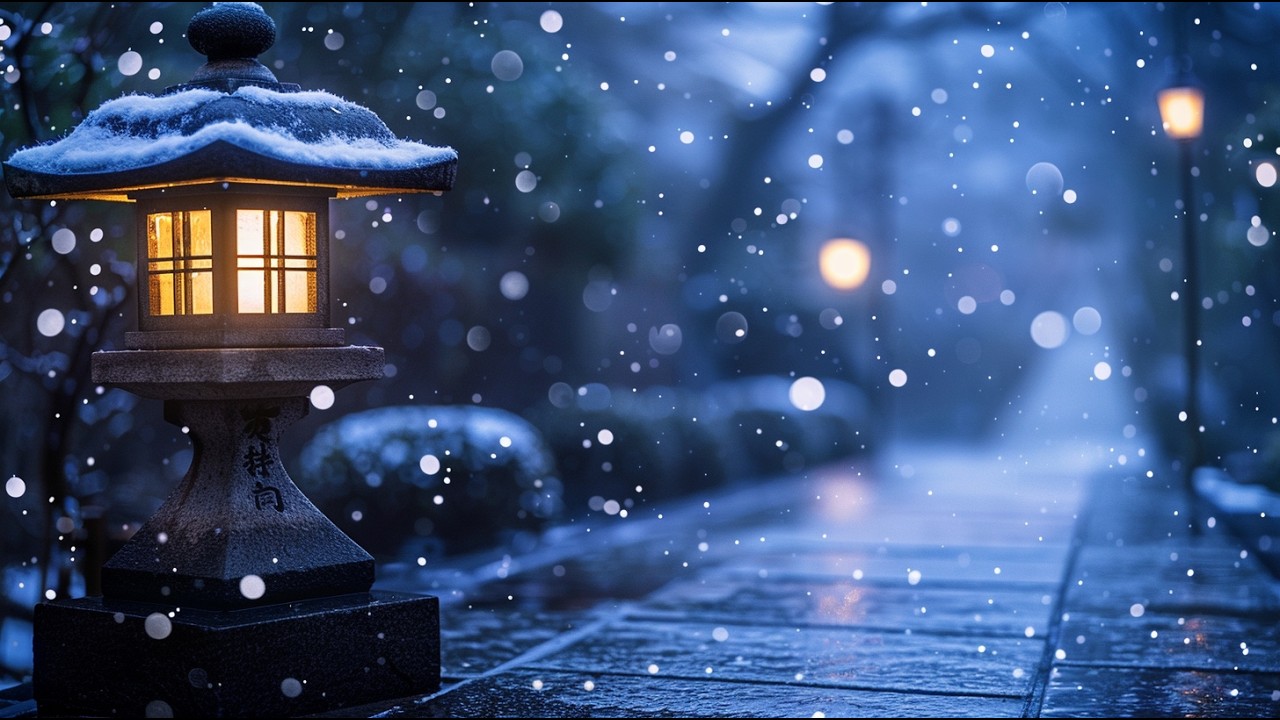 Silent Zen Night – Japanese Temple Ambience for Deep Sleep & Stress Relief