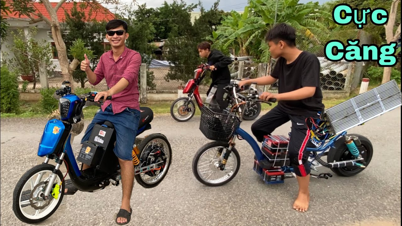 Review ''Xe Đạp Điện Độ'' Racing Boy Đề Ba Xo&aacute;y B&aacute;nh Xe Độ B&aacute;nh Lớn Bo Lớn Cực Chất Đề T&agrave;n H&igrave;nh