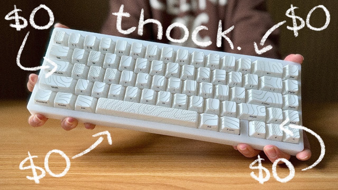 I turn a keyboard thocky for FREE *and you can too*||XVX M67