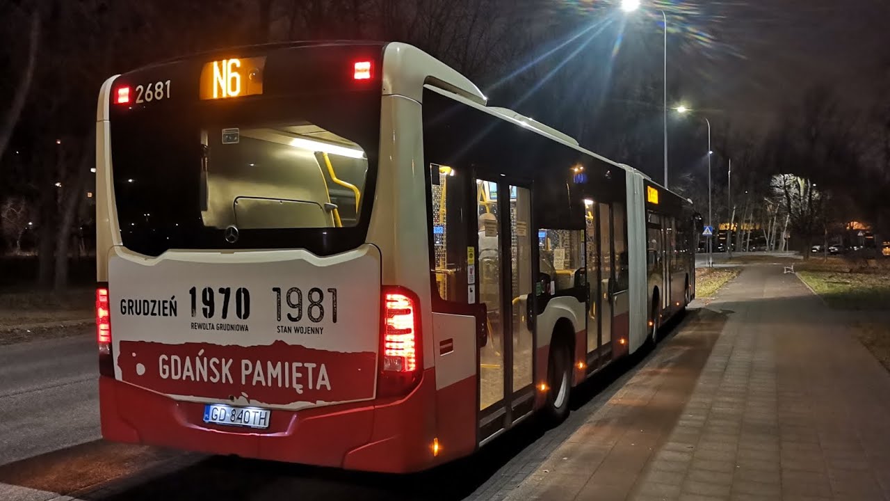GAIT linia linia N6 kierunek Żabianka SKM Mercedes-Benz O530G C2 #2681