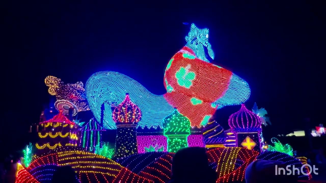 Tokyo Disneyland Electrical Parade. #disney #japan #tokyo #anime #happy  #love #colors #magic #fyp 