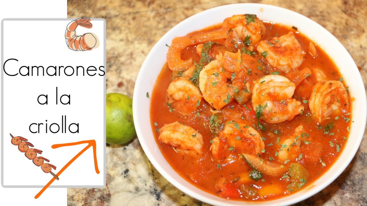 camarones a la criolla | facil y delicioso| Ros Emely