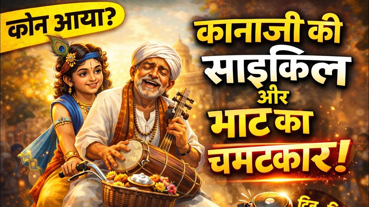 कानाजी की साइकिल 🚲 | भाट की मदद करने आए श्रीकृष्ण | भावुक भक्ति कथा