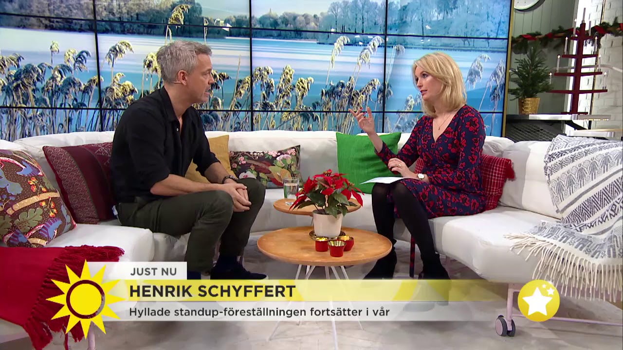 Henrik Schyffert: Om kärleken till Nour och "Köttets lustar" - Nyhetsmorgon (TV4)