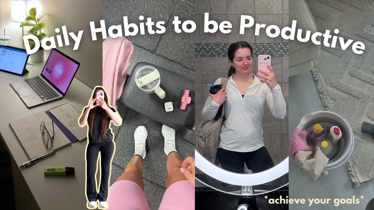 My Daily Habits To Be More Productive *WITHOUT* Burning Out