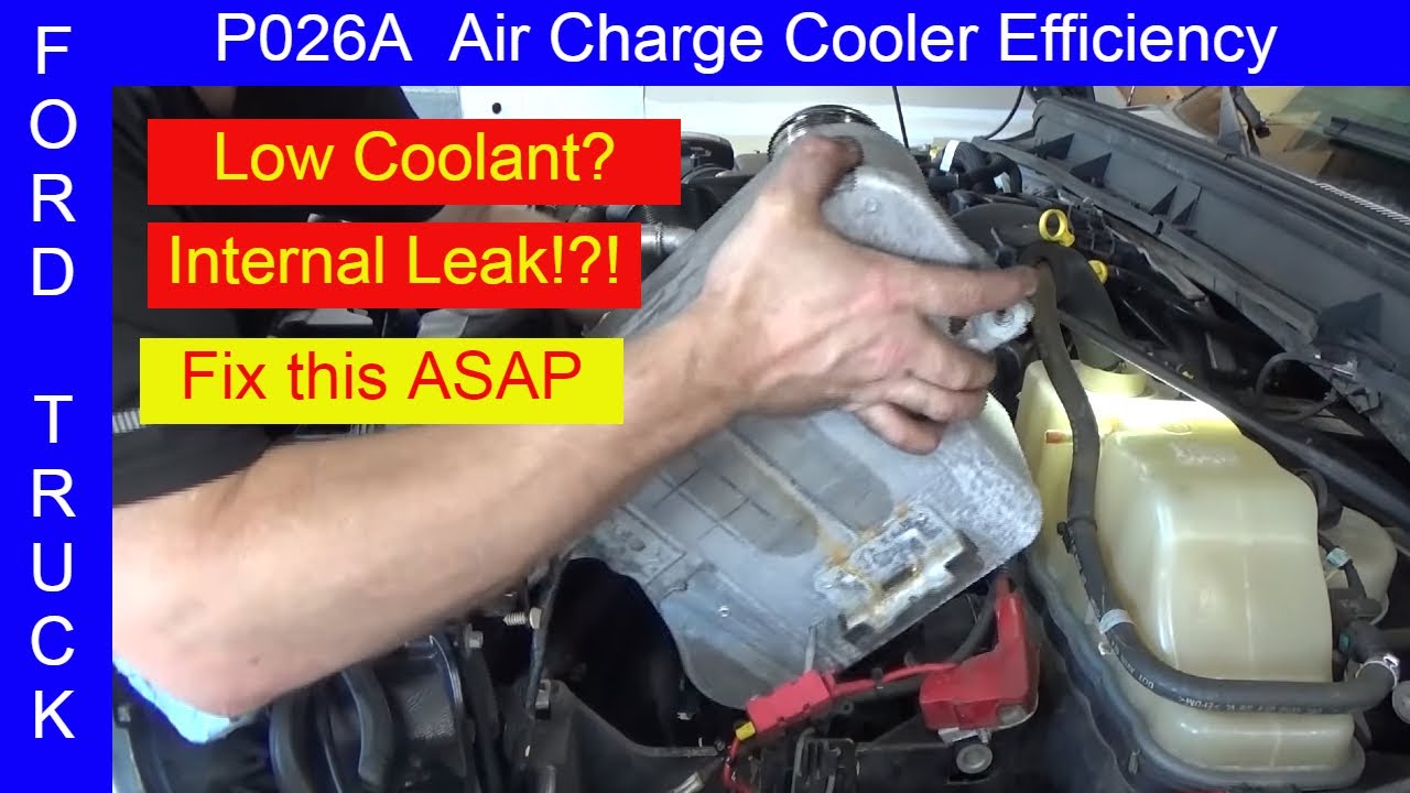 Ford Truck: Secondary Cooling system Low - P026A  intercooler Internal Leak! 2011-2016