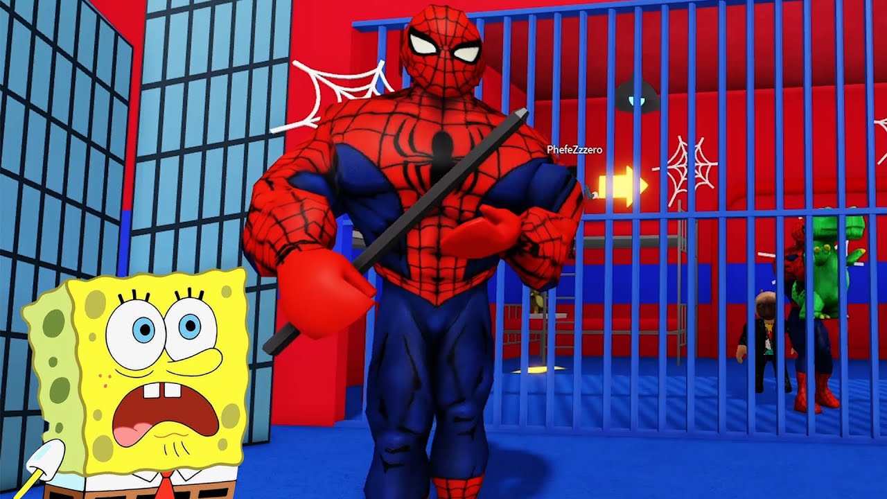 Sundjer Bob - SPAJDERMENOV ZATVOR - Sundjer Bob na srpskom ROBLOX