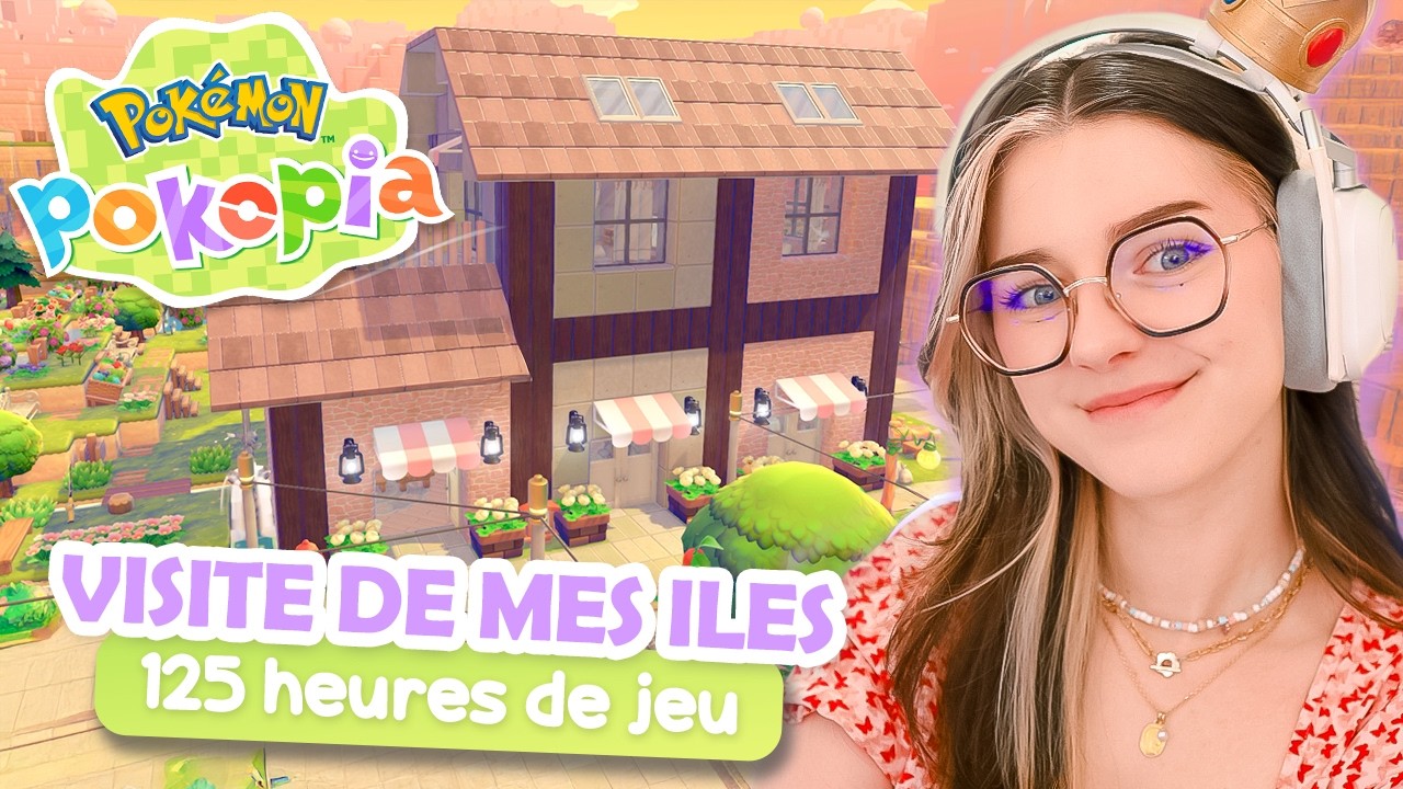 🏝️✨ VISITE de TOUTES mes &icirc;les sur Pok&eacute;mon Pokopia ! (125h de jeu)