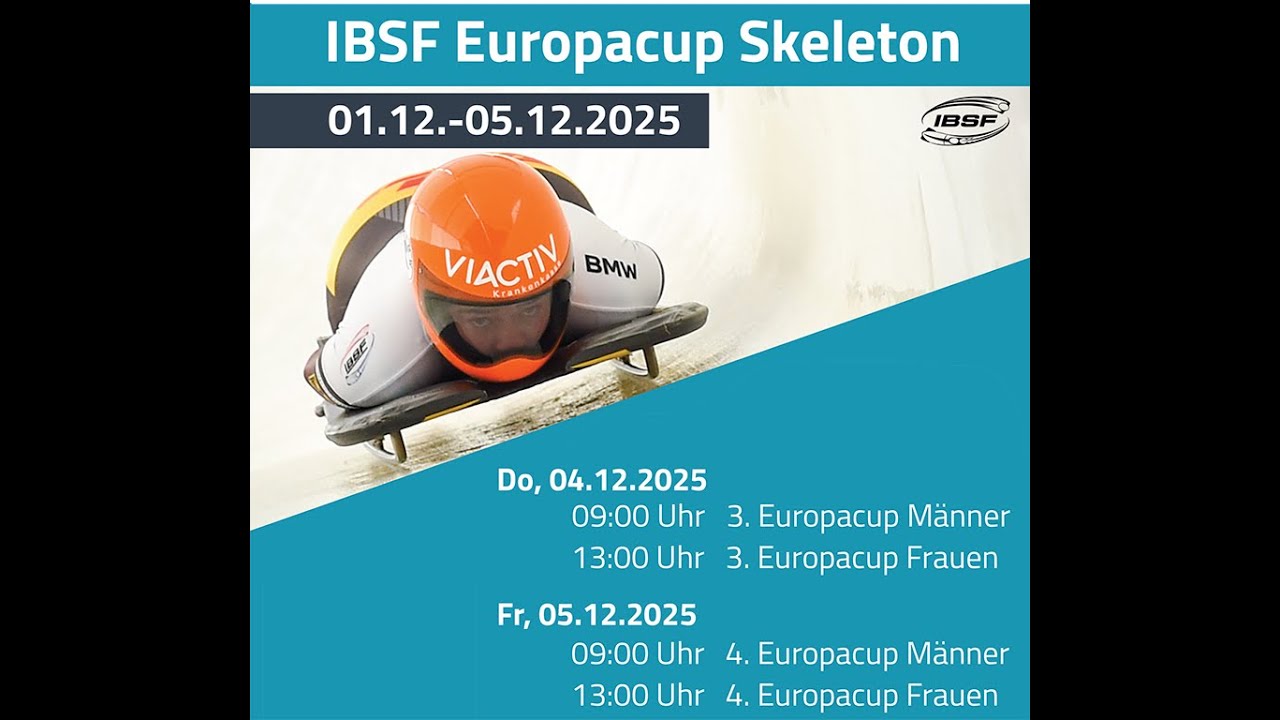 4. IBSF Europacup Skeleton  Race Frauen  - 05.12.2025 -