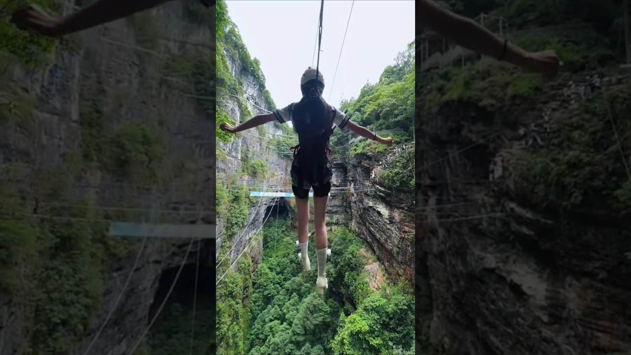 The dream high-altitude rope challenge that transcends reality is worth a try for everyone