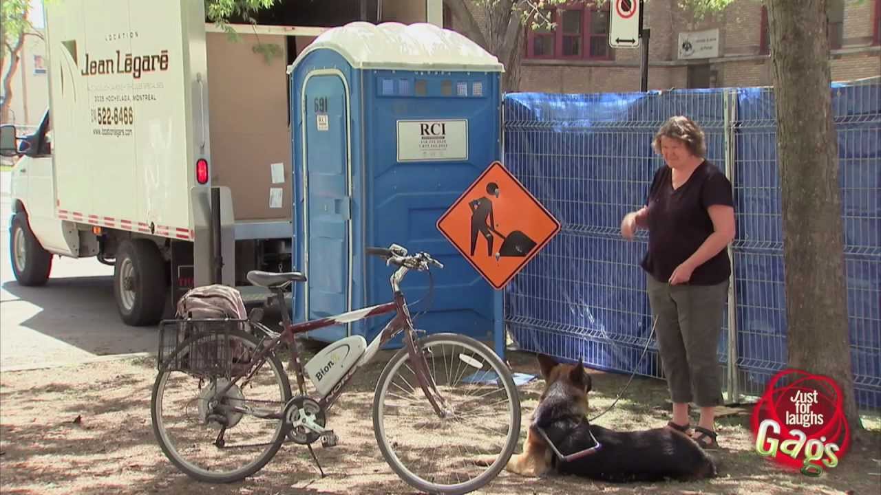 Blind Woman in Toilet Prank - Just For Laughs Gags
