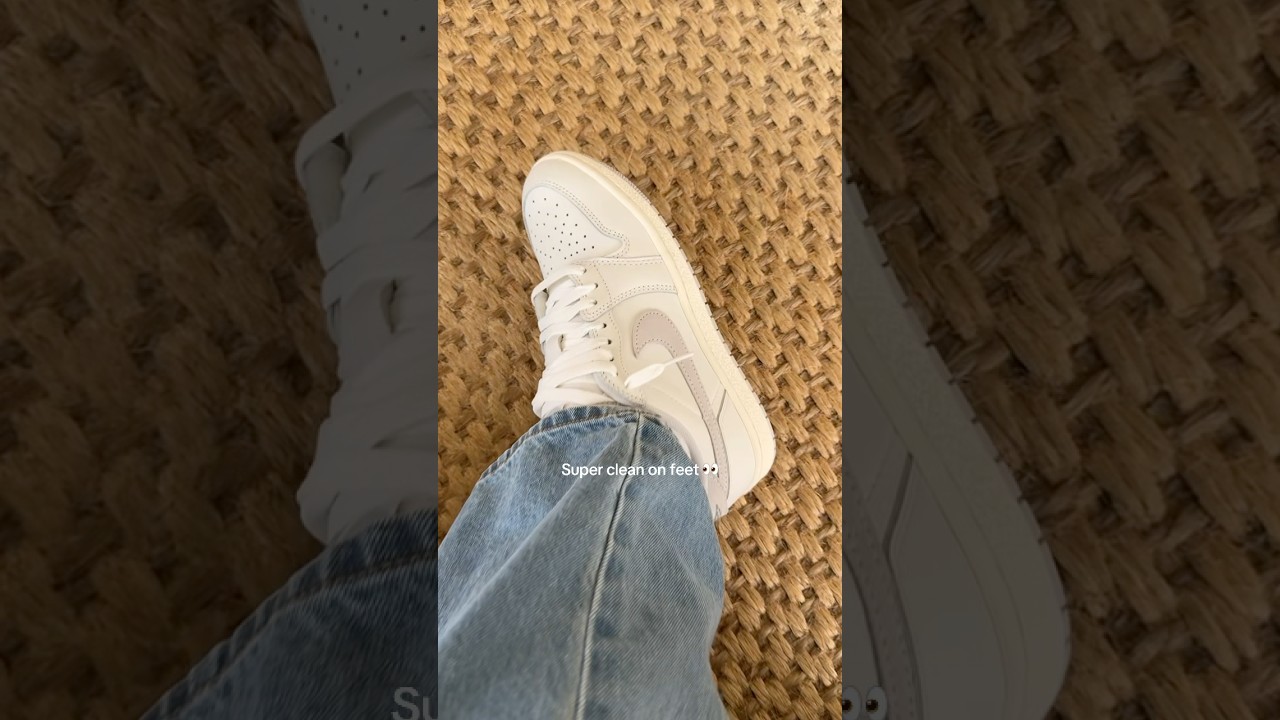 Stitched into history 🧵 The Jordan 1 Low OG 85 &ldquo;Neutral Grey&rdquo; 🤍 #jordan1low #sneakerheads