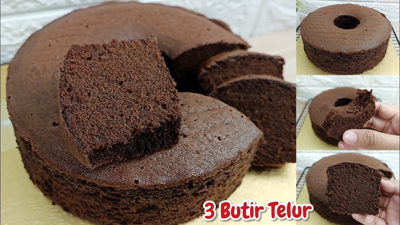 BOLU COKLAT 3 TELUR ENAK LEMBUT SEMAKIN LAMA MAKIN MOIST RECOMMENDED !!!
