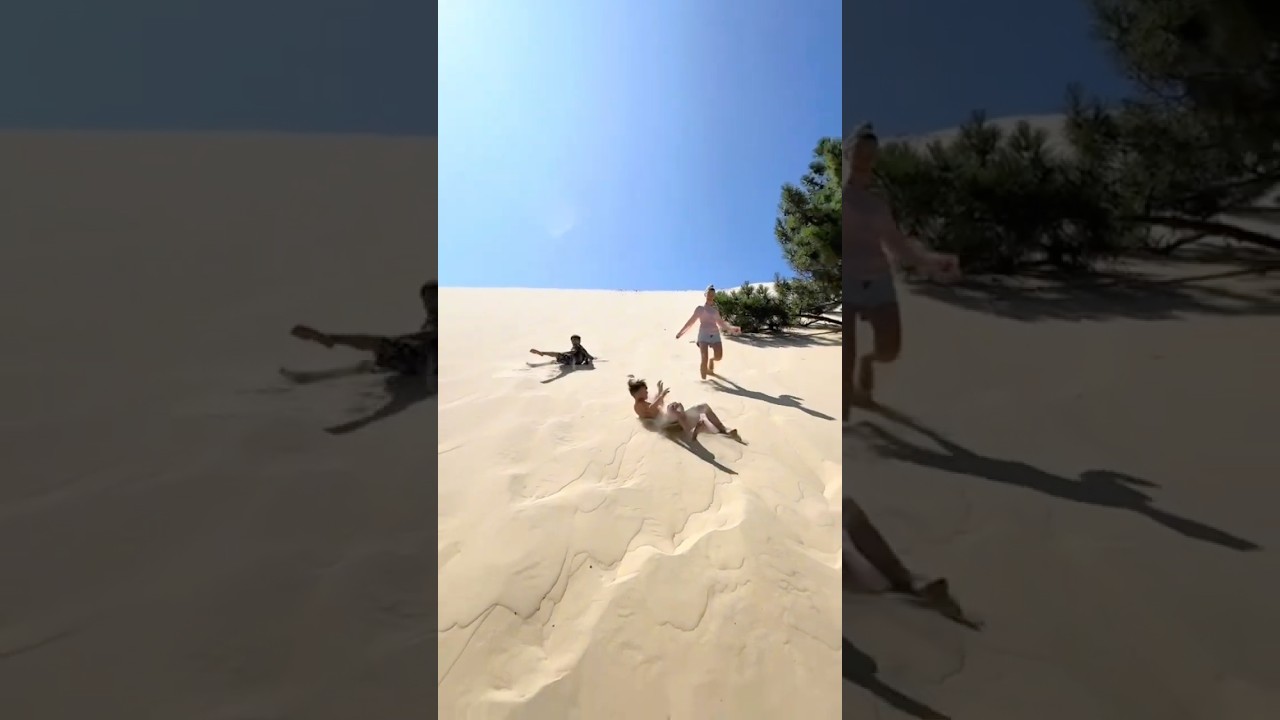 Dune du Pilat 🇫🇷Поднимаемся на вершину без ступенек ⛰️☀️ #familytime #familyvlog