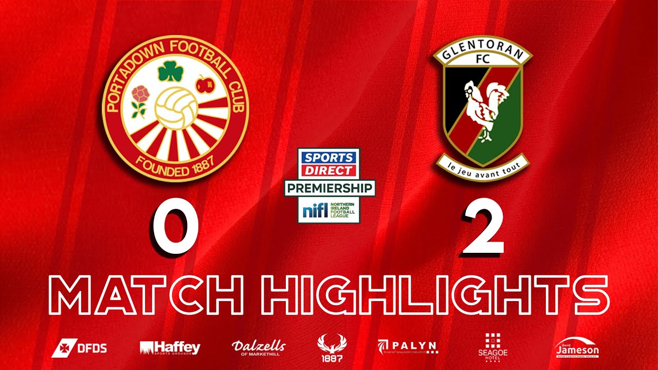 Portadown 0 - 2 Glentoran | Sports Direct Premiership | 30/12/24