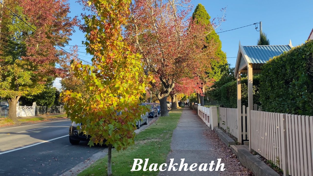 🇦🇺 Walking around Blackheath town / April 2021 🍂🍂🍁🍁