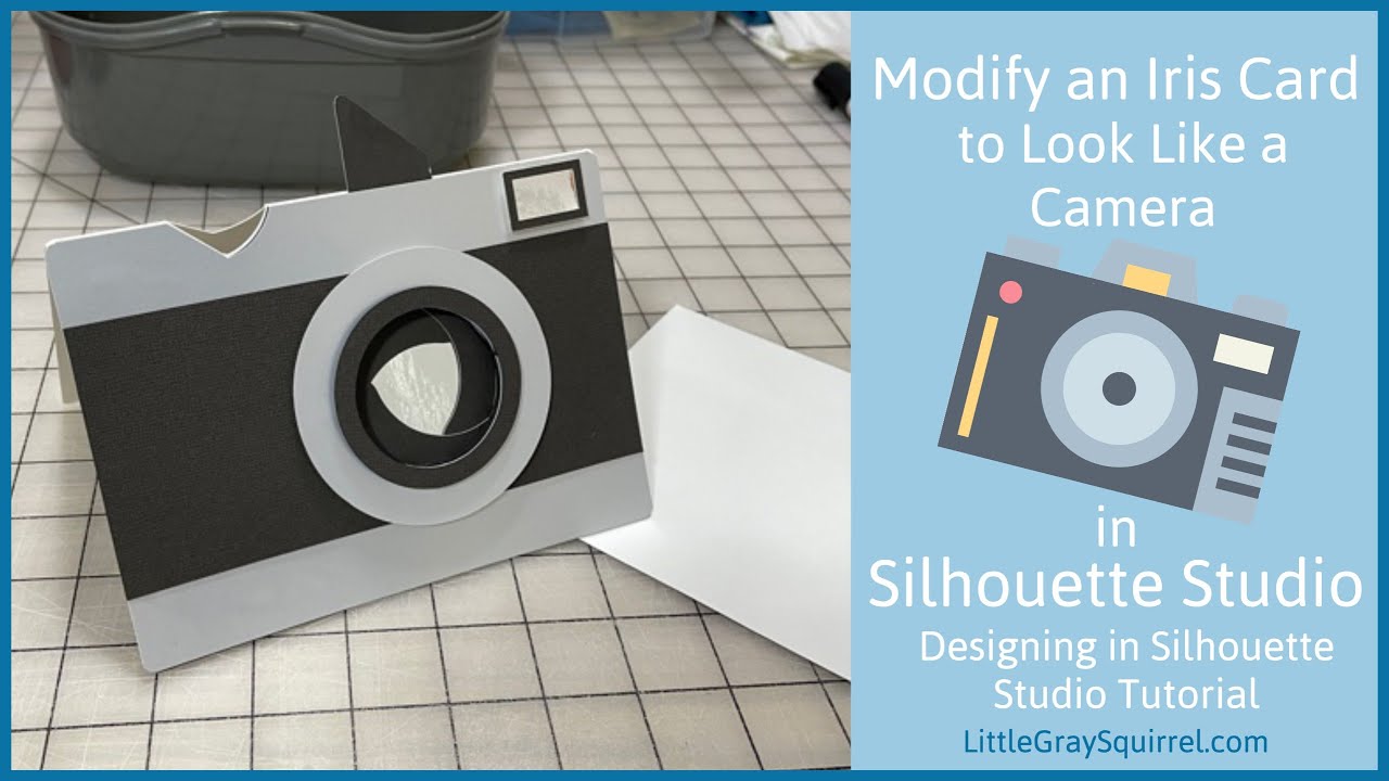 Modify an Iris Design and Create Shapes to Make a Camera Card | Silhouette Studio Design Tutorial