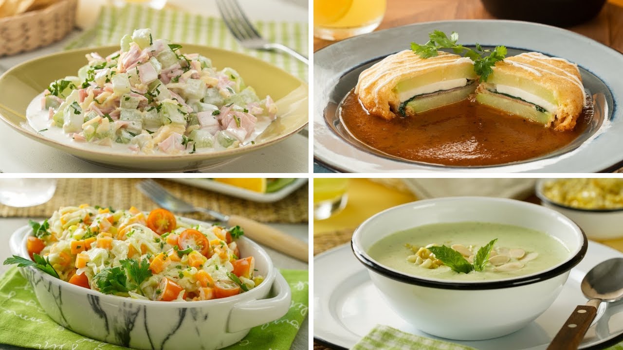 4 Recetas con Chayotes