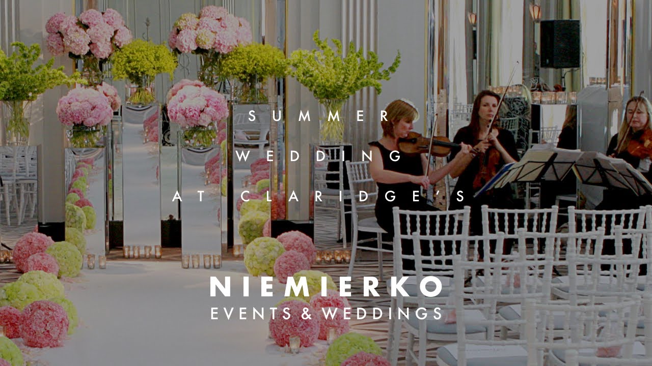 Claridge's Hotel wedding planned by Made By Niemierko