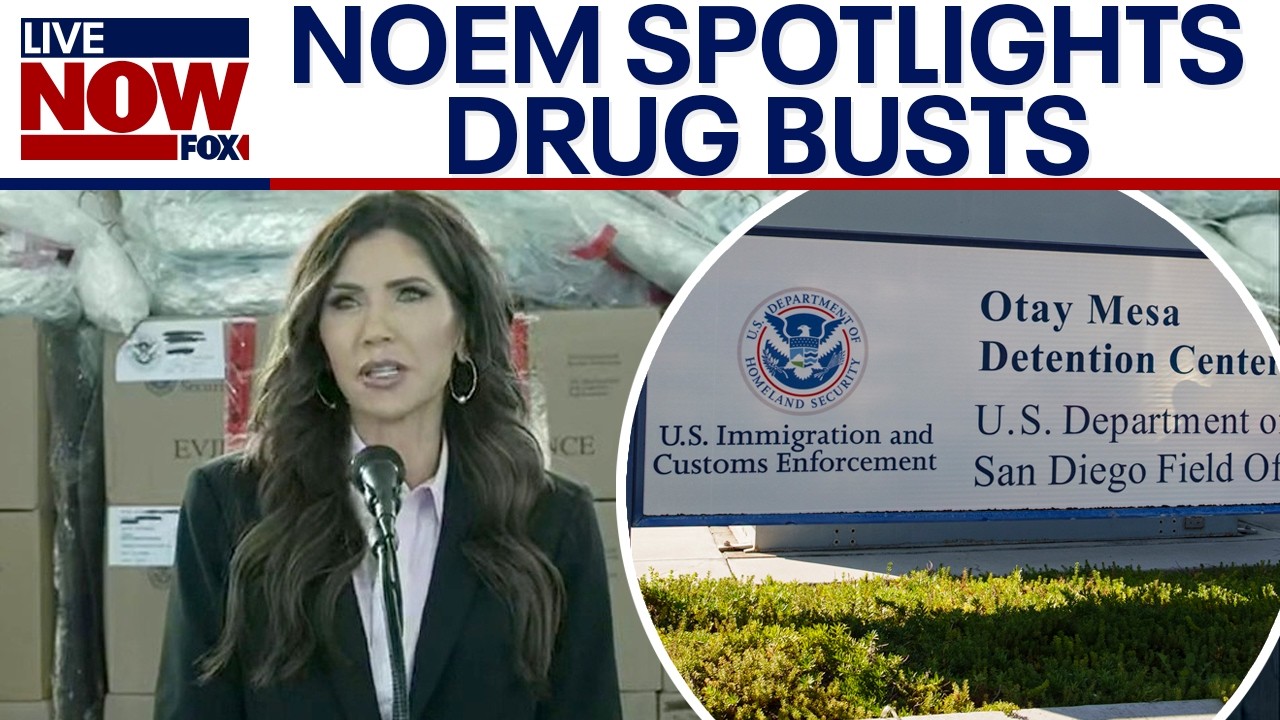 Noem talks recent drug seizures, says 'targeted operations' will continue