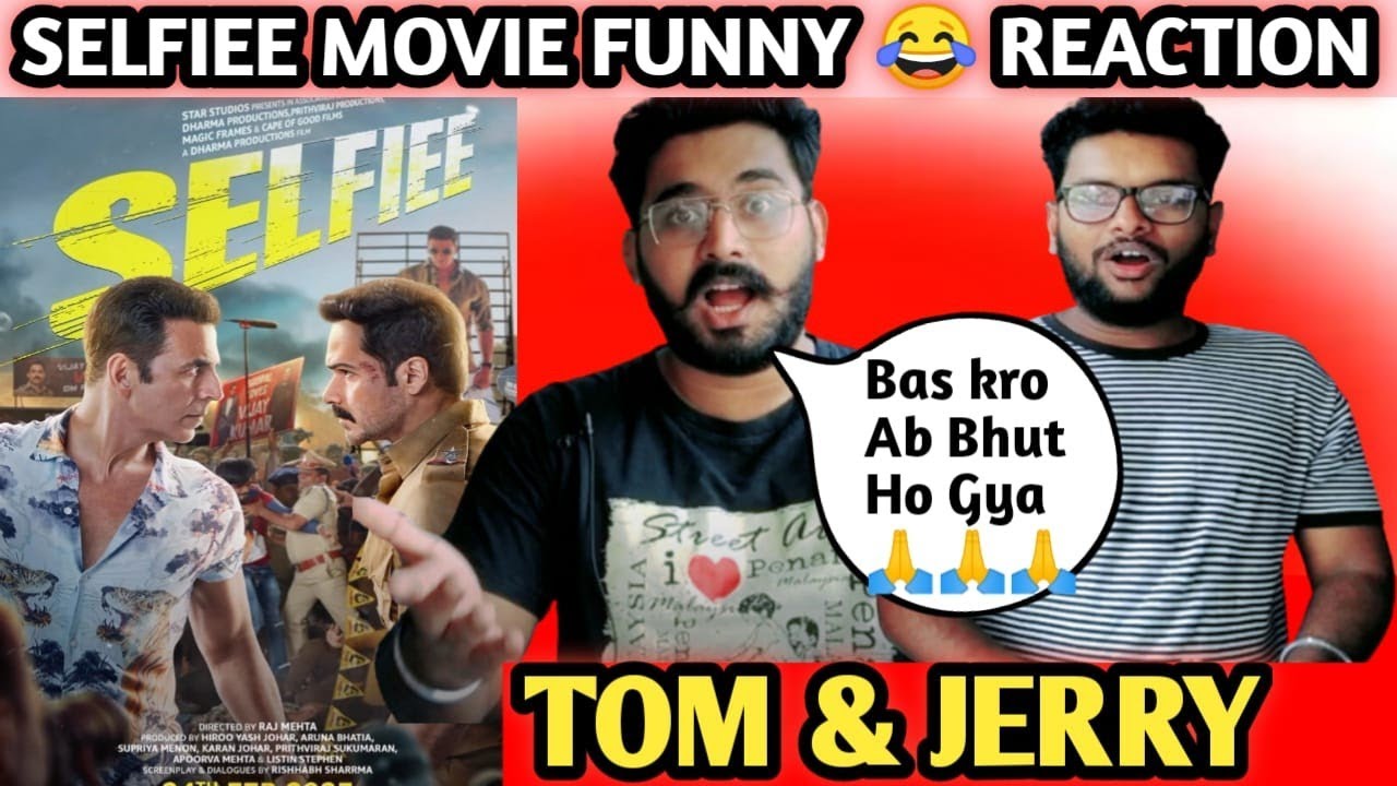 SELFIE MOVIE HILLOURIOUS REACTION BY TOM & JERRY.||Akshay Kumar||Emraan Hashmi||Mrunal Thakur