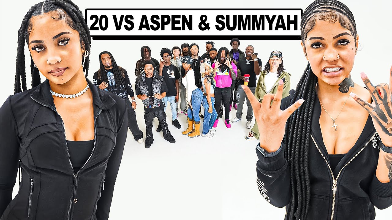 20 MEN VS 2 INFLUENCERS  : ASPEN & SUMMYAH