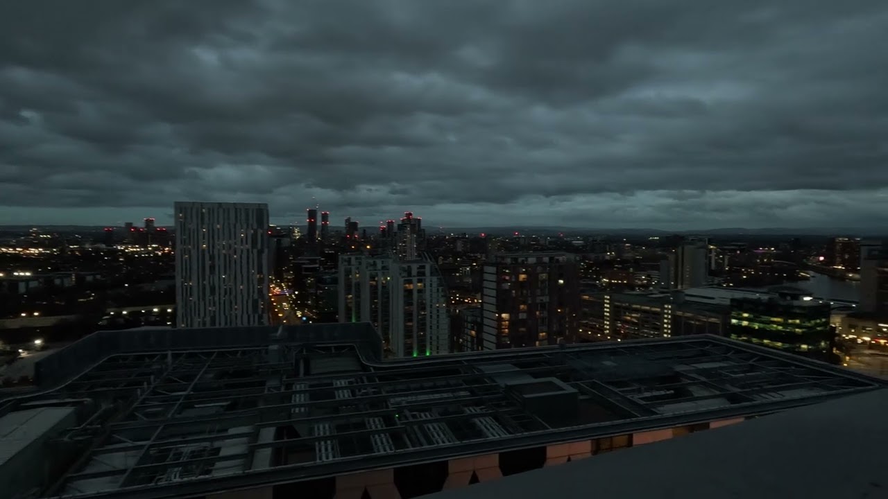 Manchester SkyScraper At Night