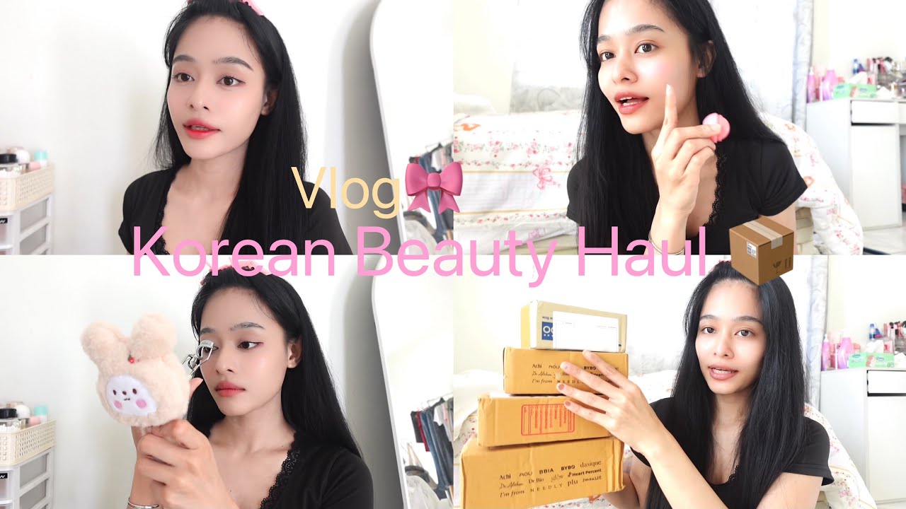 [Unboxing&Review ]New Korean Beauty Items!  လေးတွေဖောက်ရအောင်📦🛍 |Urin