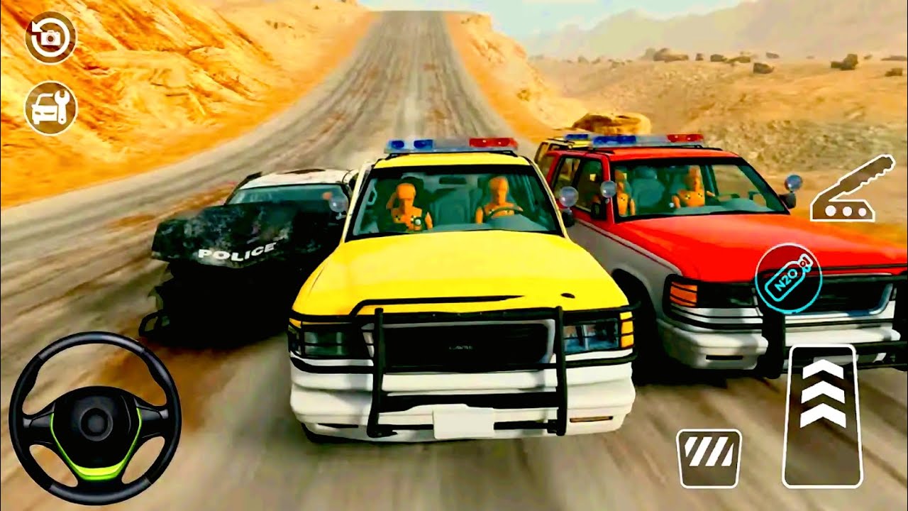 Jumping Cars Damage Test Game – Ultimate Car Jump 