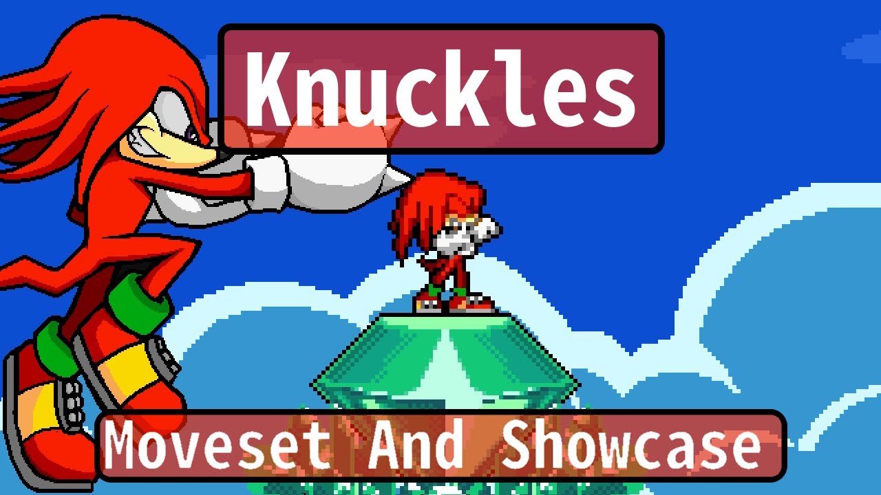 Rivals of Aether: Knuckles (Sonic the Hedgehog) Moveset and Showcase