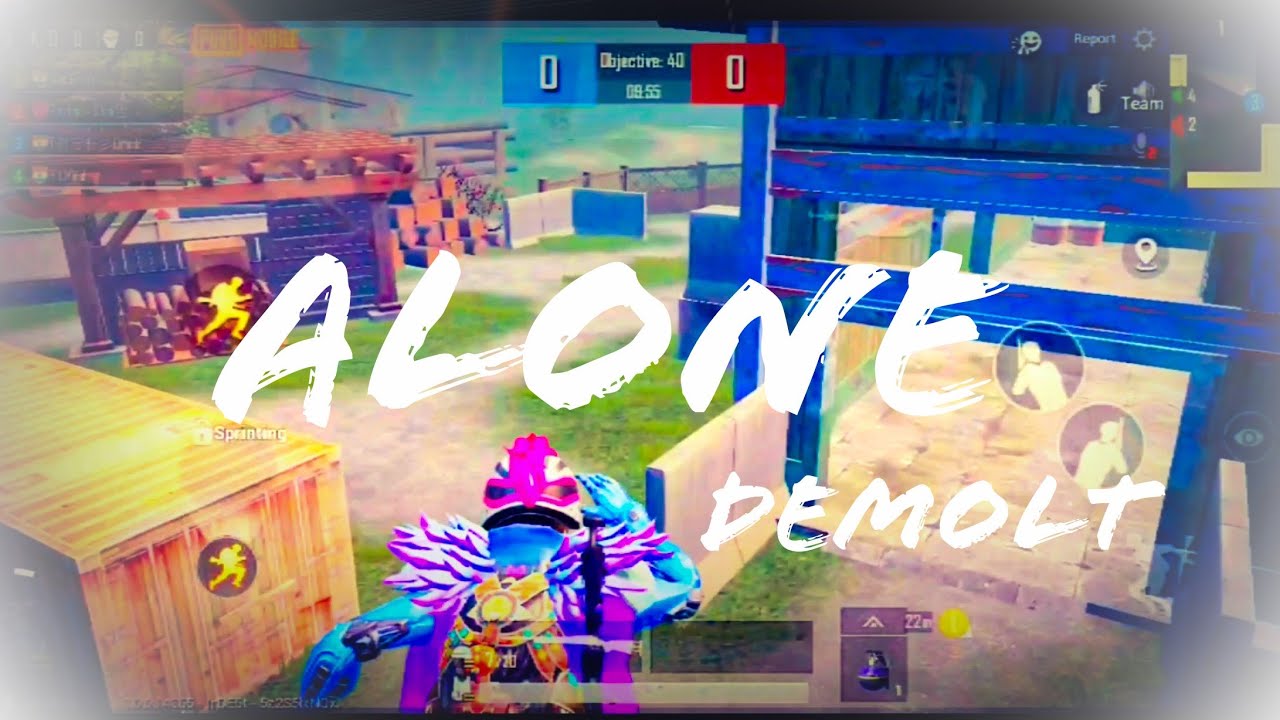 ALONE || PUBG MOBILE MONTAGE || DEMOLT || REAL ME 3 PRO ||