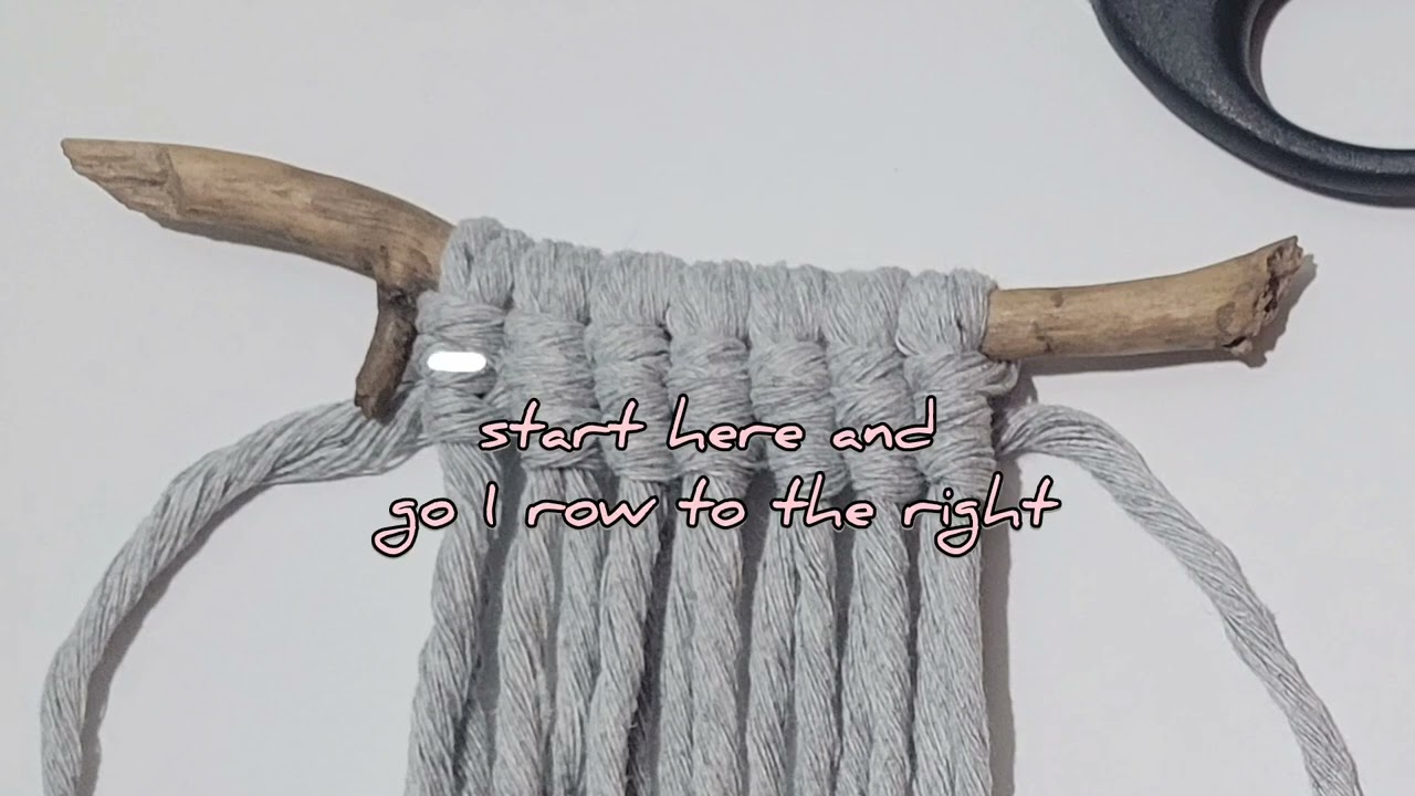 Macramé HEART 💜 Quick Tutorial