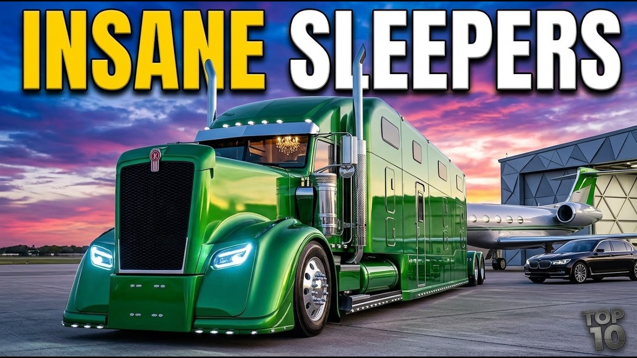 Top 10 The Craziest and Most LUXURIOUS Sleeper Cabs Ever Built!