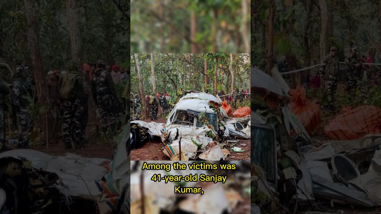 Air Ambulance Crash Kills Seven, Including Burns Victim, in Indian Forest #plane #crash #india