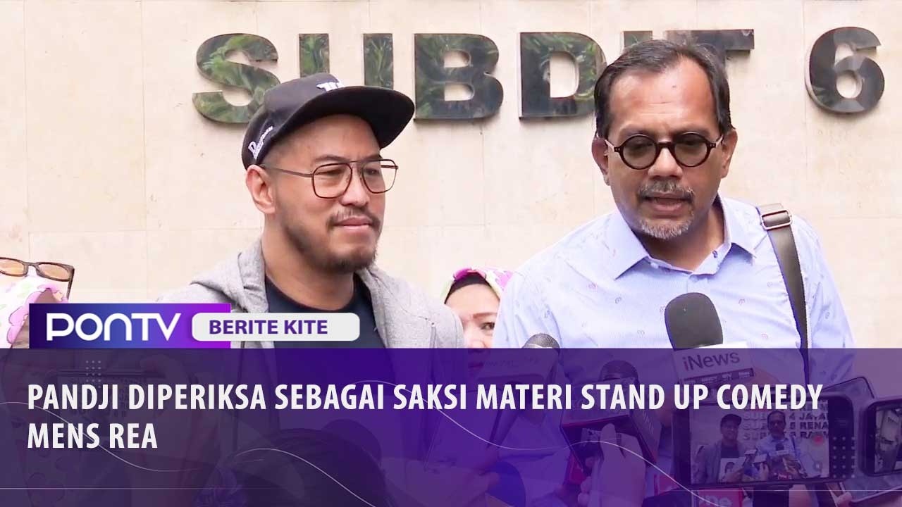 Komika Panji Pragiwaksono Penuhi Panggilan Polda Metro Jaya
