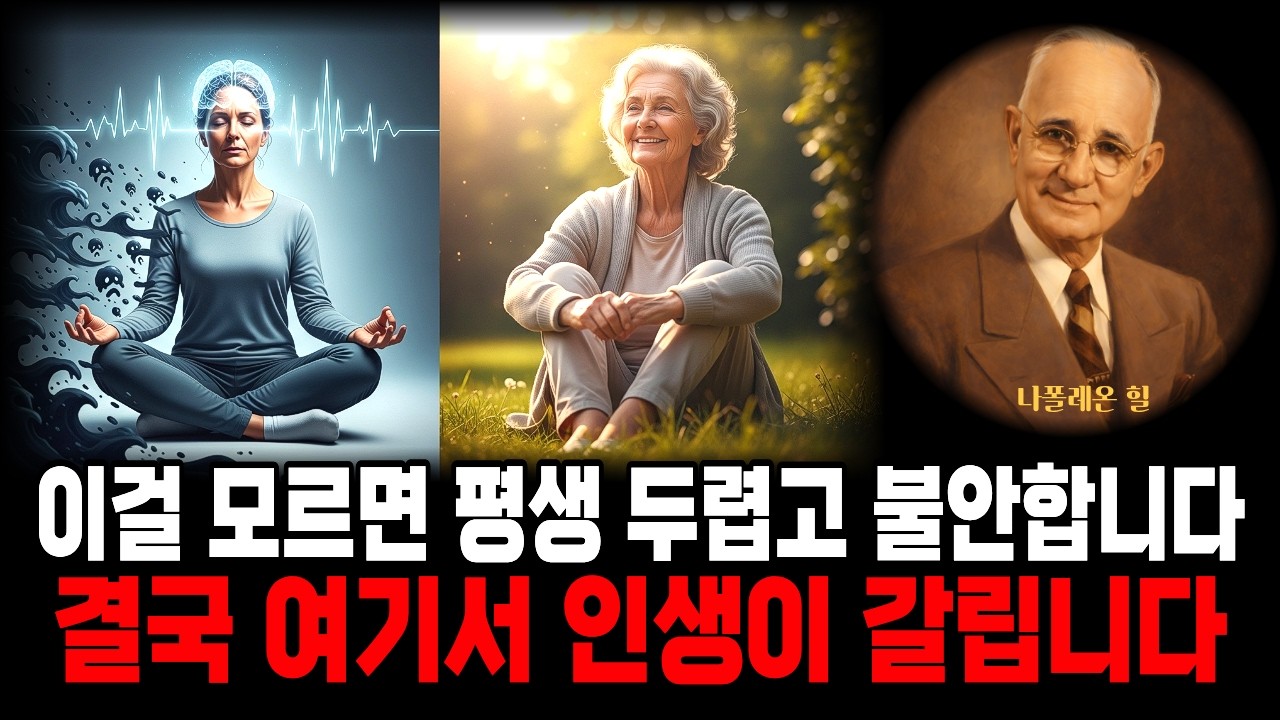 나이들수록 평생 행복하려면 이 '6가지 두려움'을 꼭 이겨내야 한다. 두려움 극복 방법 ㅣ노후지혜ㅣ인생지혜ㅣ오디오북ㅣ