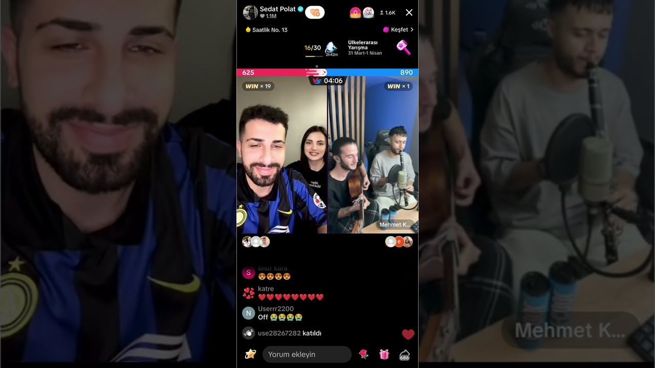 Sedat Polat - Elif Nur yel tiktok yayını pk kısmı - part 2| 29 Mart 2024